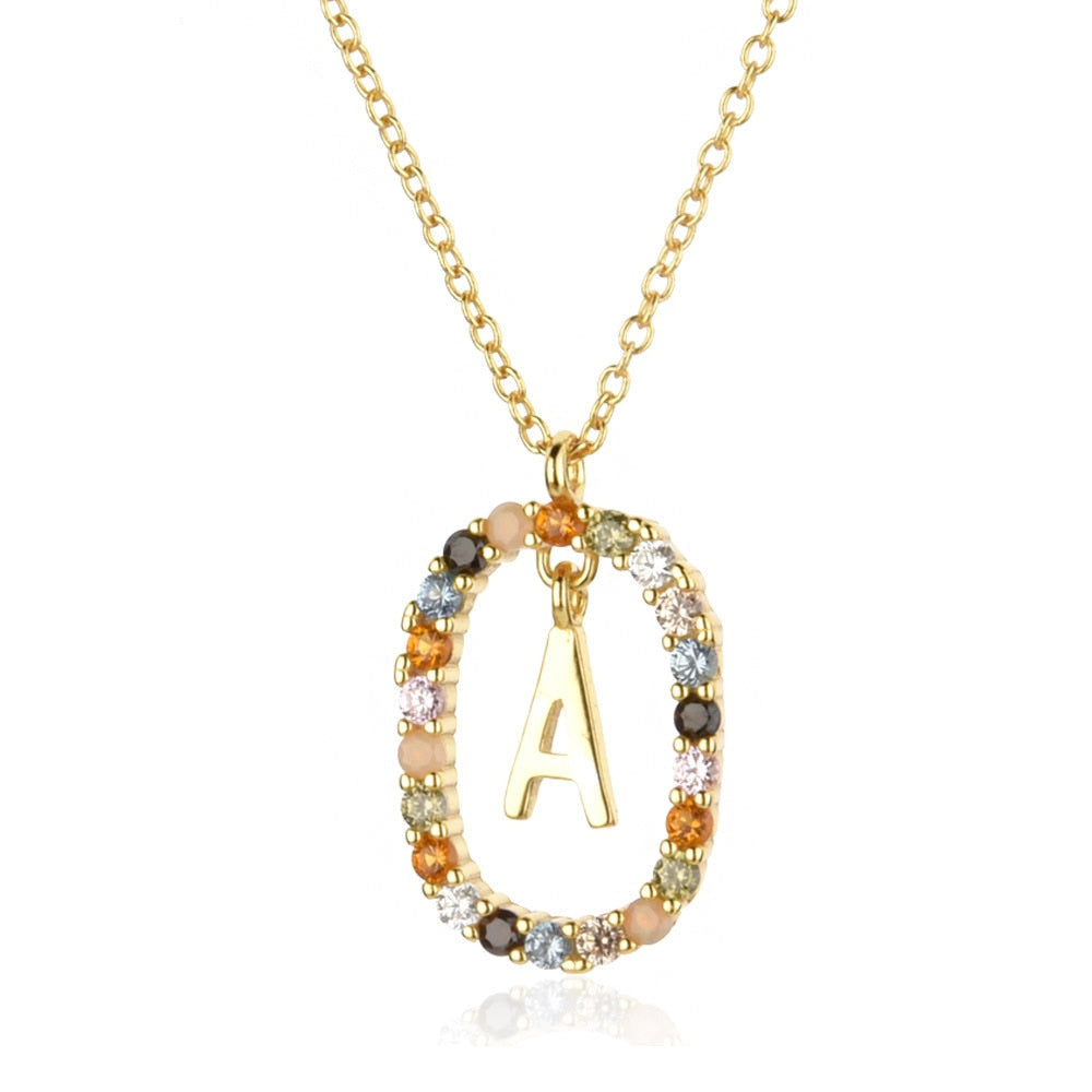 925 Sterling Silver Gold Letters 