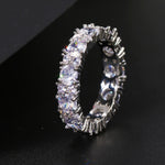 Cubic Zirconia Engagement Crystal Rings