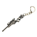 Black Color Machine-Gun Model Key Ring