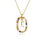 925 Sterling Silver Gold Letters 