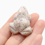 Frog Statue Reiki Figurine Opal Rose Quartz 