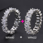 Cubic Zirconia Engagement Crystal Rings