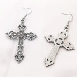 Cross Dangle Drop Earrings