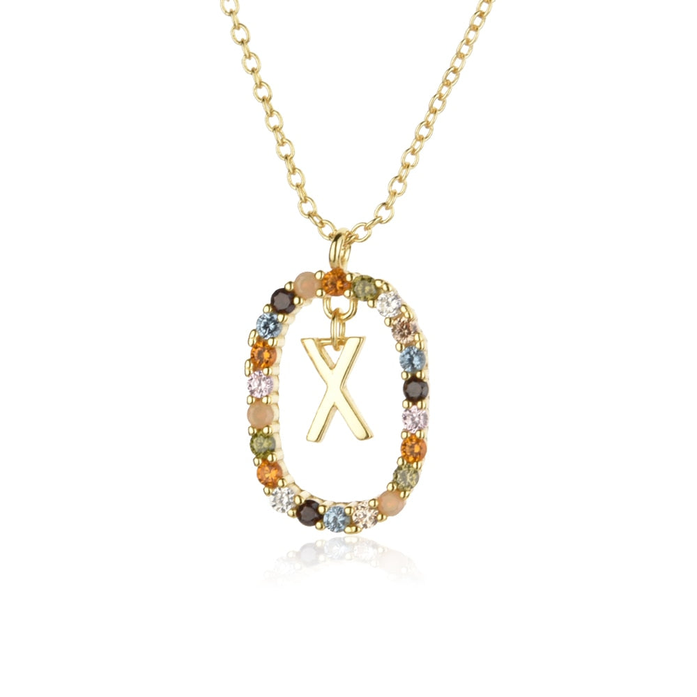 925 Sterling Silver Gold Letters 