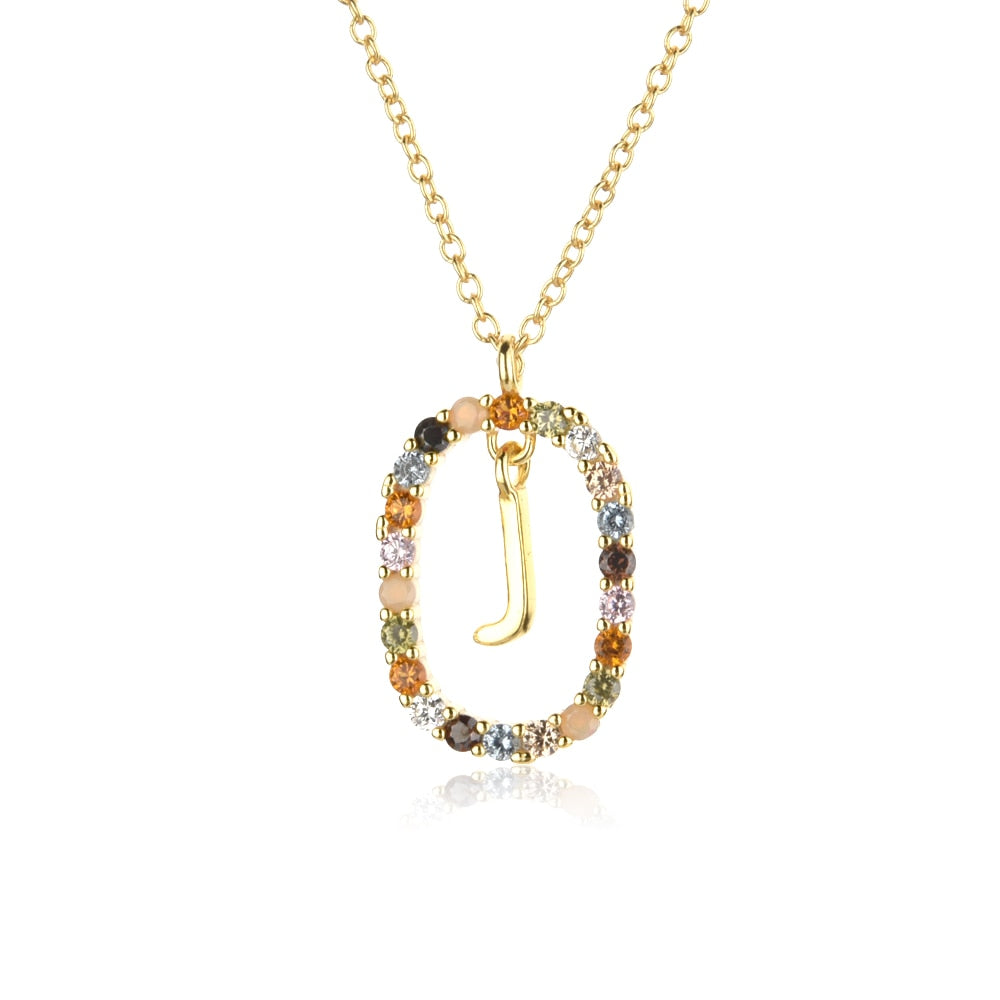 925 Sterling Silver Gold Letters 