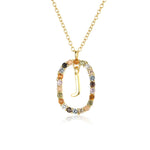 925 Sterling Silver Gold Letters 
