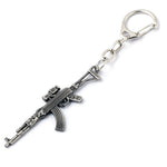 Black Color Machine-Gun Model Key Ring