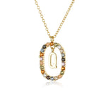 925 Sterling Silver Gold Letters 