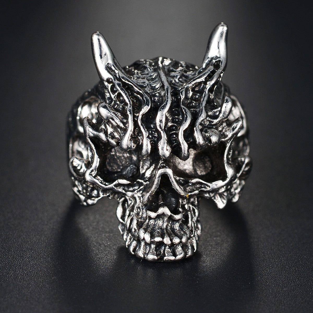 Double Head Snake Adjustable Rings