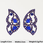 Dark Blue Series Long Dangle Drop Earrings