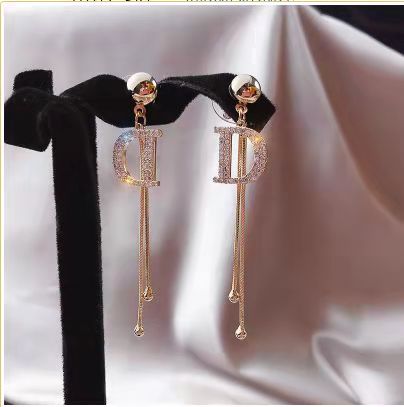 Pearl Crystal Butterfly Tassel Fairy Earrings