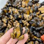 Frog Statue Reiki Figurine Opal Rose Quartz 