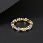 Cubic Zirconia Engagement Crystal Rings
