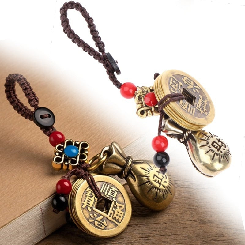 Handmade Rope Good Luck Feng Shui Keychain