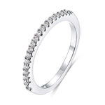Cubic Zirconia Engagement Crystal Rings