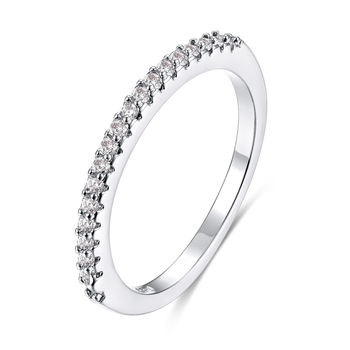 Cubic Zirconia Engagement Crystal Rings