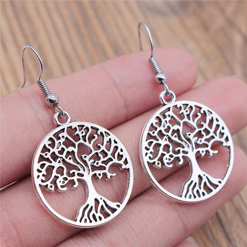 Tree Of Life Pendant Earrings