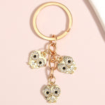 Cute Owl Star Key Ring