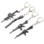 Black Color Machine-Gun Model Key Ring