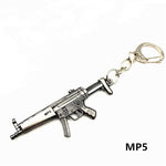 Black Color Machine-Gun Model Key Ring