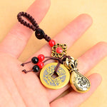 Handmade Rope Good Luck Feng Shui Keychain