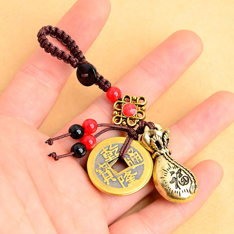 Handmade Rope Good Luck Feng Shui Keychain