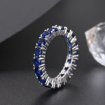 Cubic Zirconia Engagement Crystal Rings