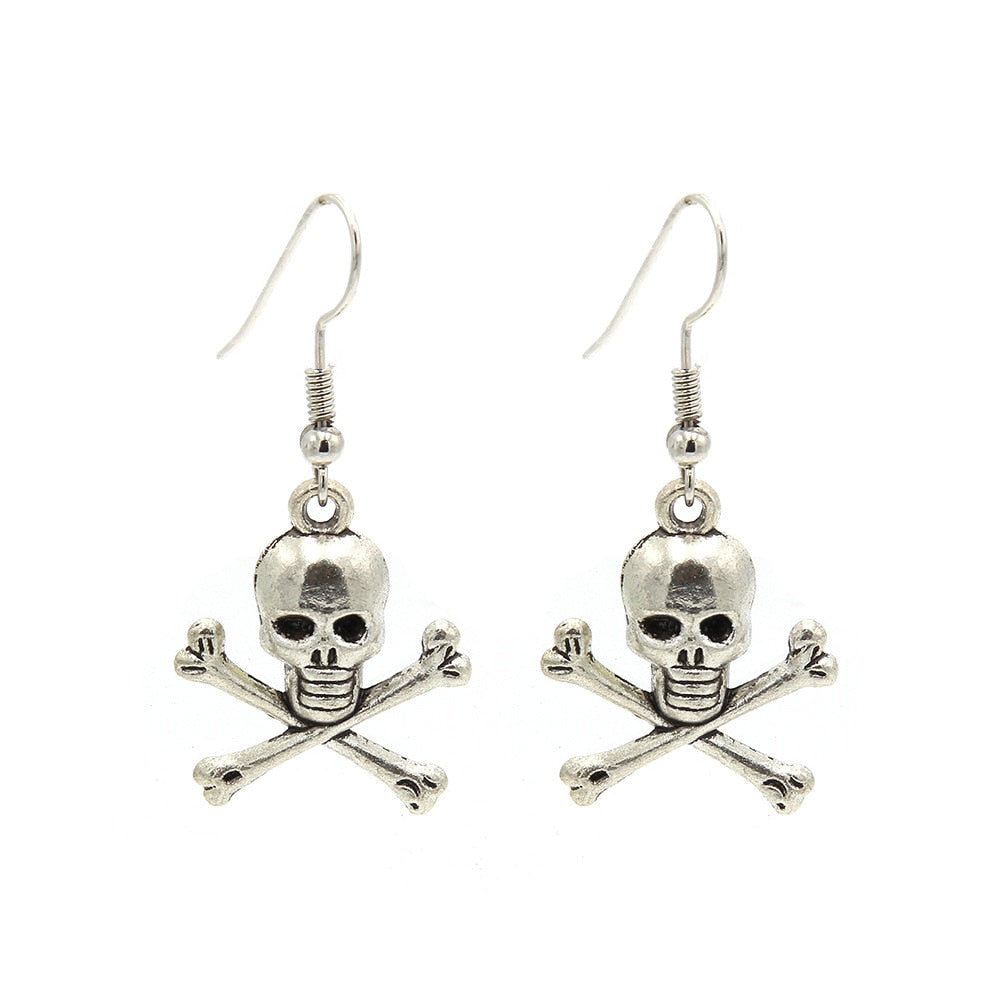 Cross Dangle Drop Earrings