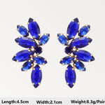 Dark Blue Series Long Dangle Drop Earrings
