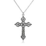 Cross Dangle Drop Earrings