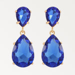 Dark Blue Series Long Dangle Drop Earrings