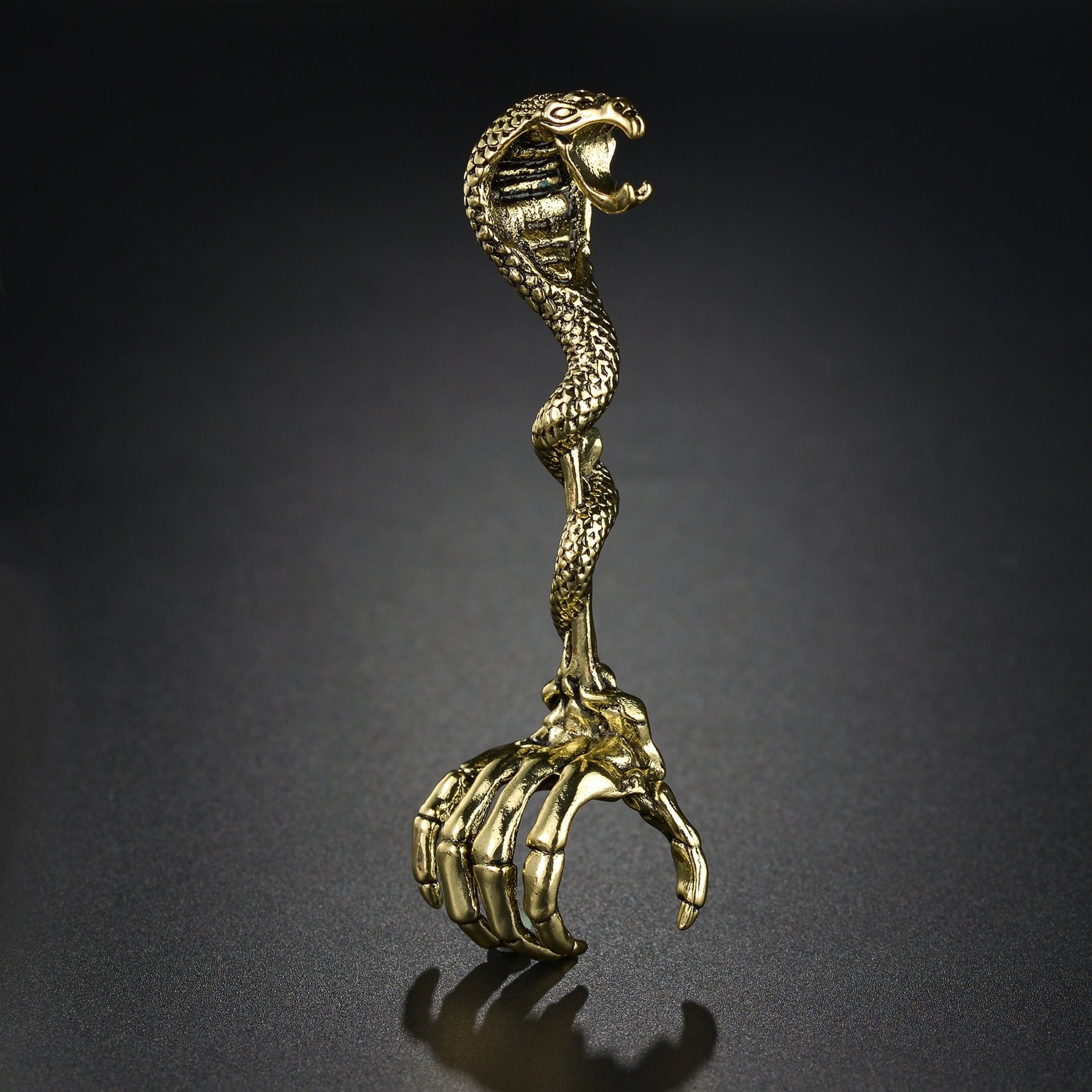 Double Head Snake Adjustable Rings