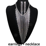Trendy Blue Water Drop Rhinestones