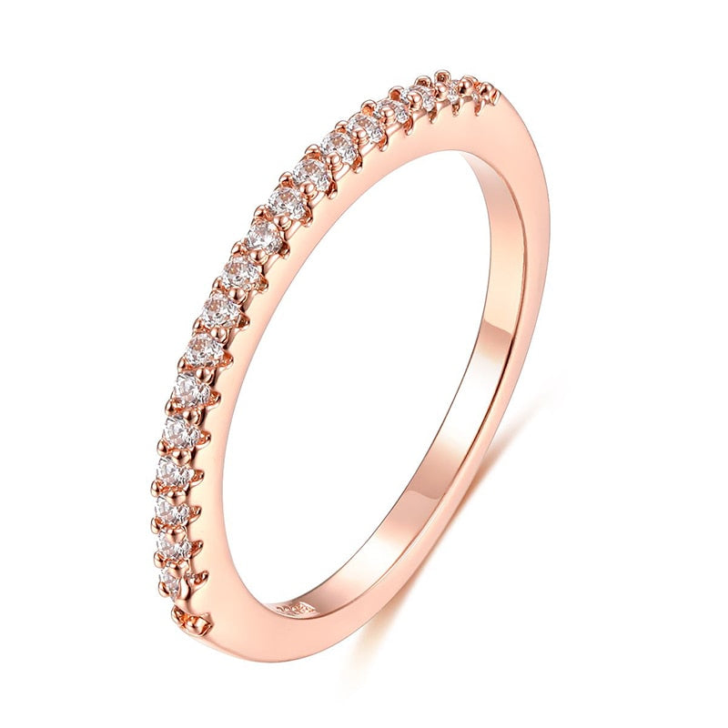 Cubic Zirconia Engagement Crystal Rings