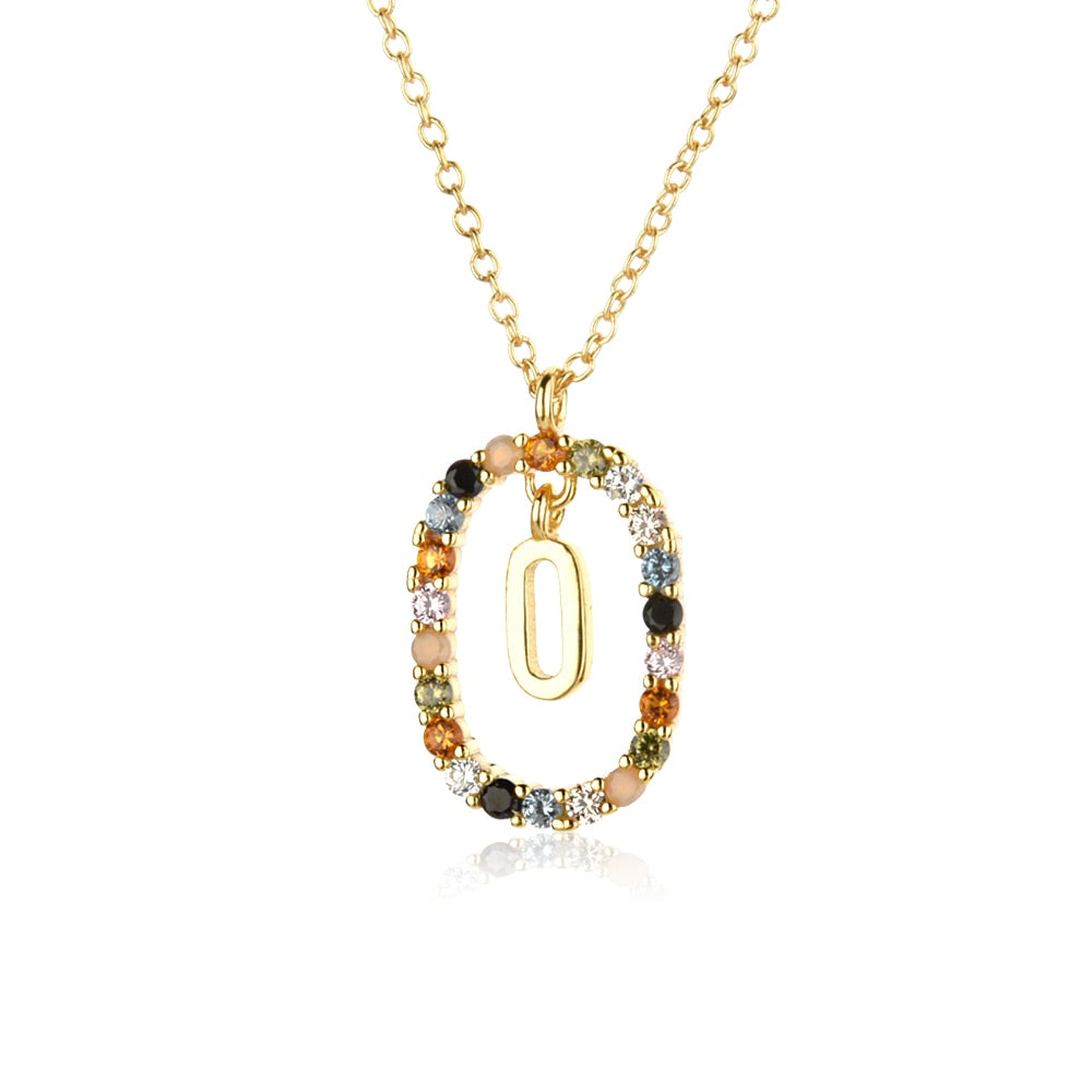 925 Sterling Silver Gold Letters 