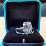 Elegant Gold Color Zircon Red Crystal Ring