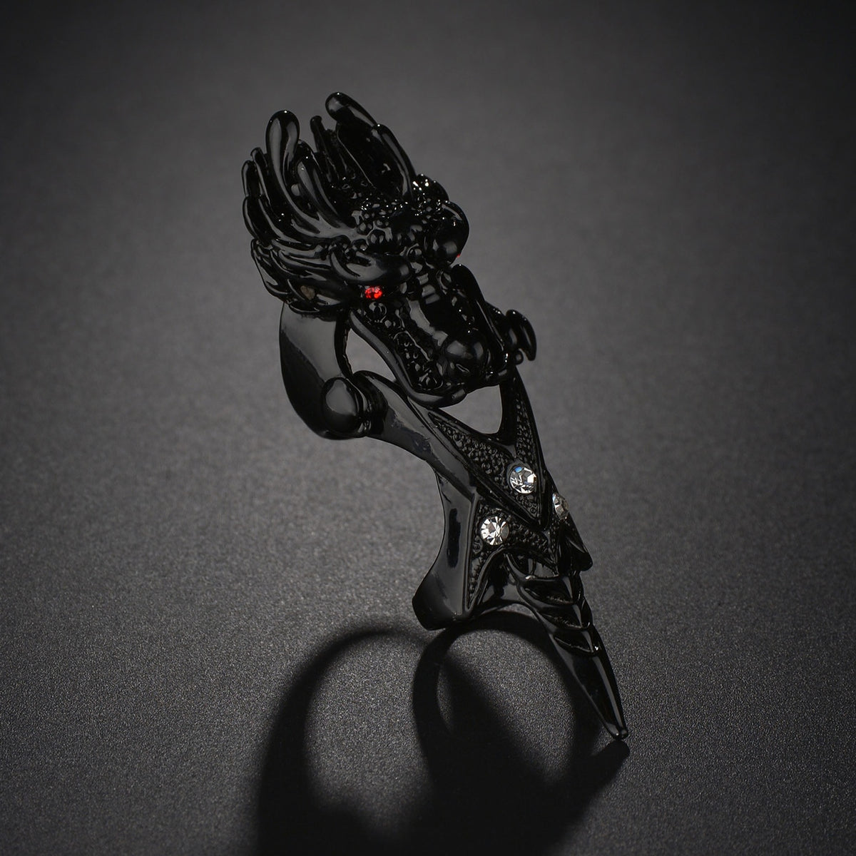 Double Head Snake Adjustable Rings