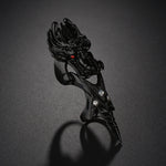 Double Head Snake Adjustable Rings