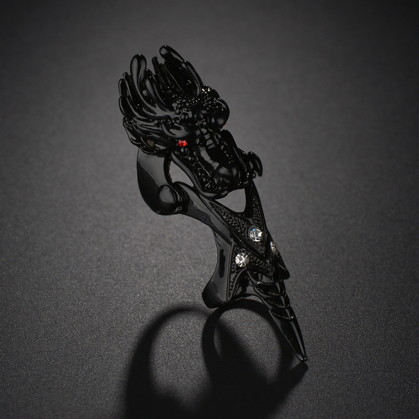 Double Head Snake Adjustable Rings
