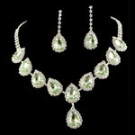 Trendy Blue Water Drop Rhinestones