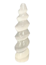 Spiral Tower (White Selenite)