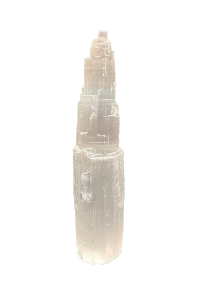 Tower (White Selenite)