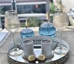Glass Oil Lamp Elegant Candle