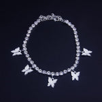 Butterfly anklet