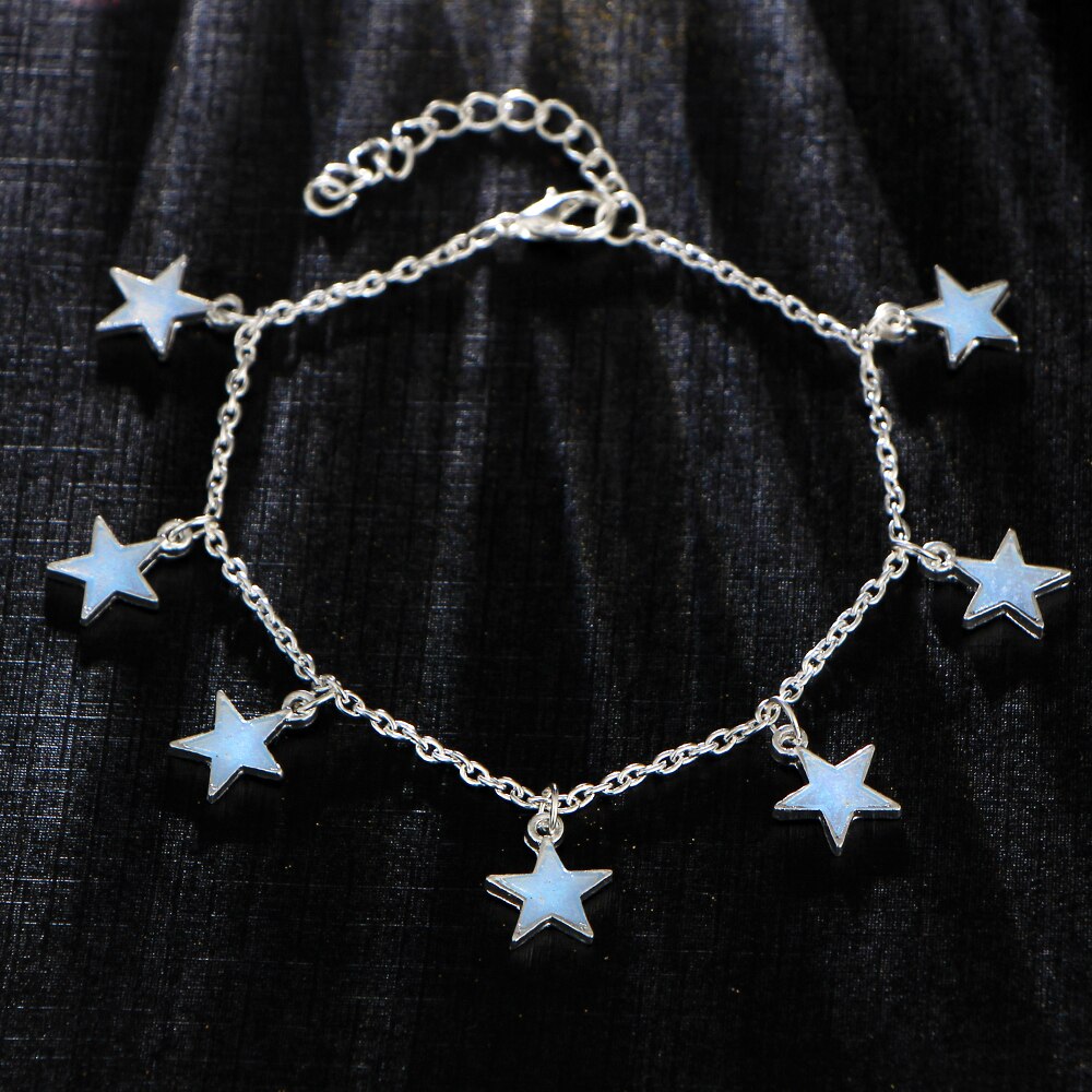 Heart Pendant Anklets
