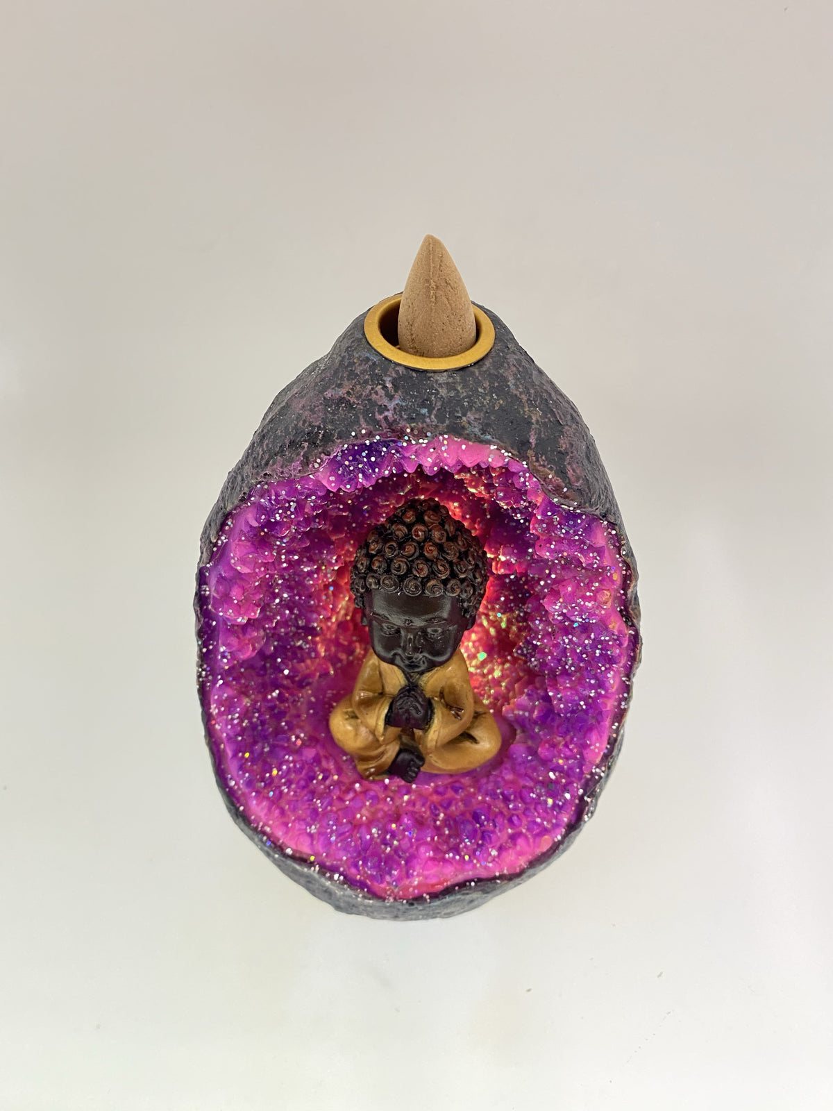 Backflow Buddha in Crystal Cave Burner