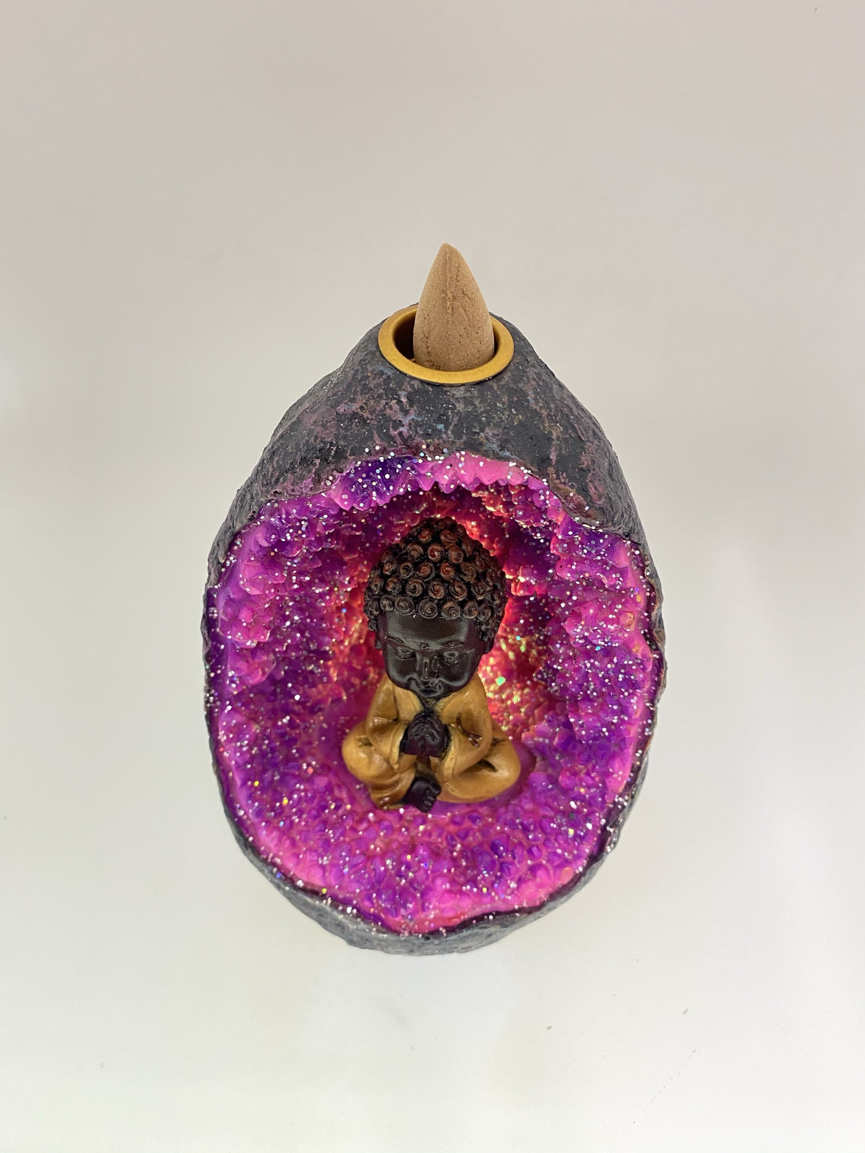 Backflow Buddha in Crystal Cave Burner