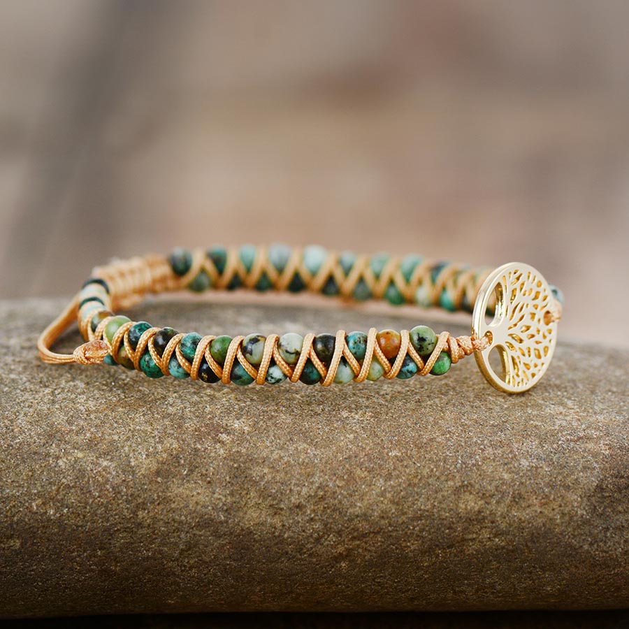 TREE OF LIFE BRACELET- AFRICAN JAPSER