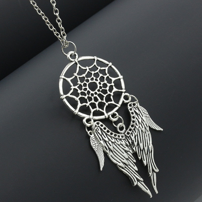 Trendy Dreamcatcher Pendant Mandala Lotus Necklaces