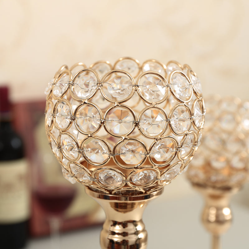 CRYSTAL TEALIGHT CANDLE HOLDERS